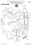 Diagram for 01 - Cabinet Liner And Door, Lit/optional