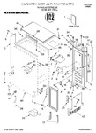 Diagram for 01 - Cabinet Liner And Door, Lit/optional