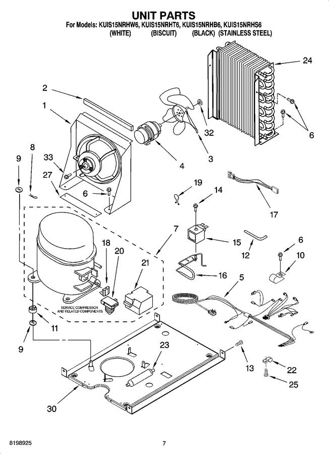 Diagram for KUIS15NRHB6