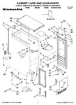 Diagram for 01 - Cabinet Liner And Door Parts