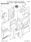 Diagram for 01 - Cabinet Liner And Door, Lit/optional