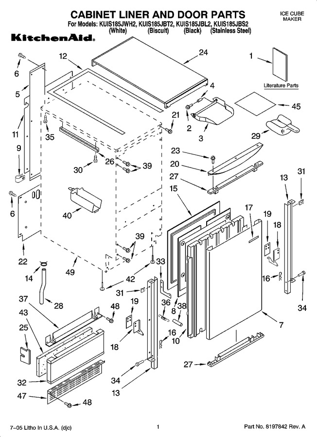 Diagram for KUIS185JWH2