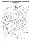 Diagram for 02 - Evaporator, Ice Cutter Grid And Water Parts