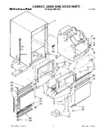 Diagram for 01 - Cabinet, Liner And Door, Literature