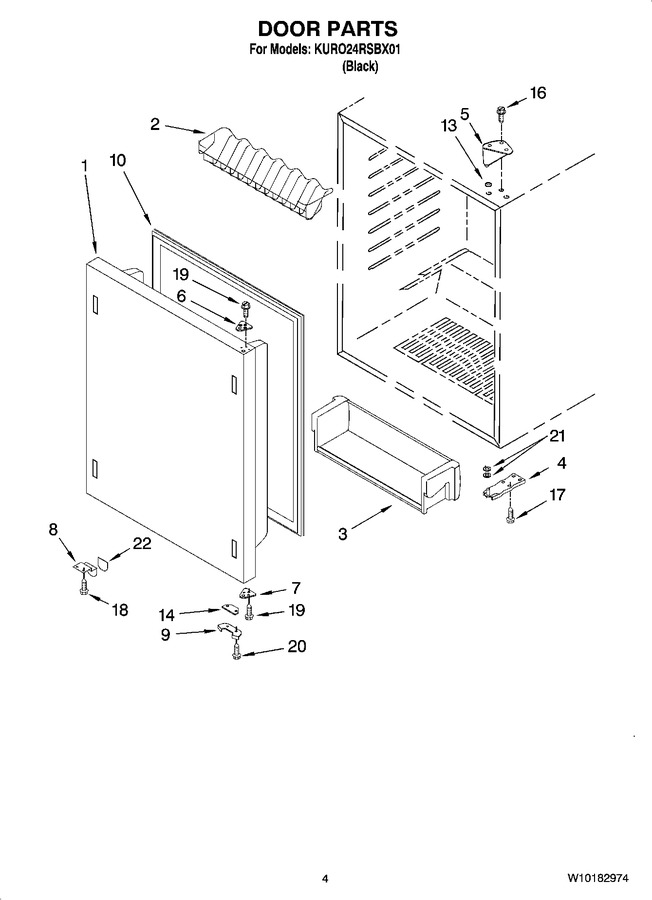 Diagram for KURO24RSBX01