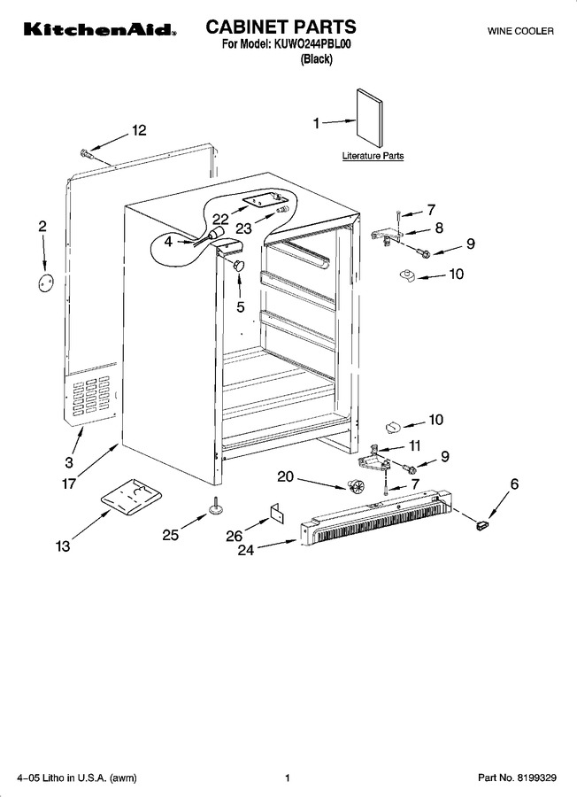 Diagram for KUWO244PBL00