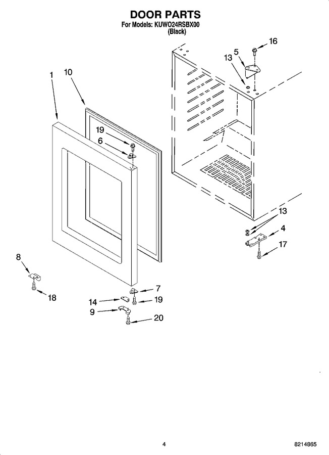 Diagram for KUWO24RSBX00