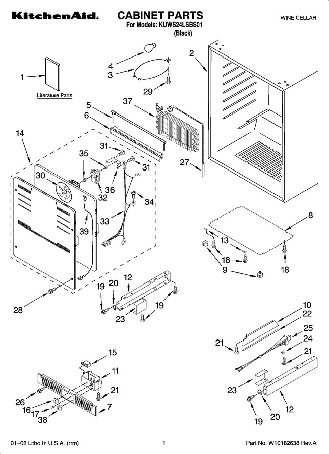 Diagram for KUWS24LSBS01