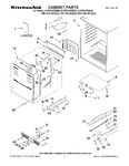Diagram for 01 - Cabinet Parts