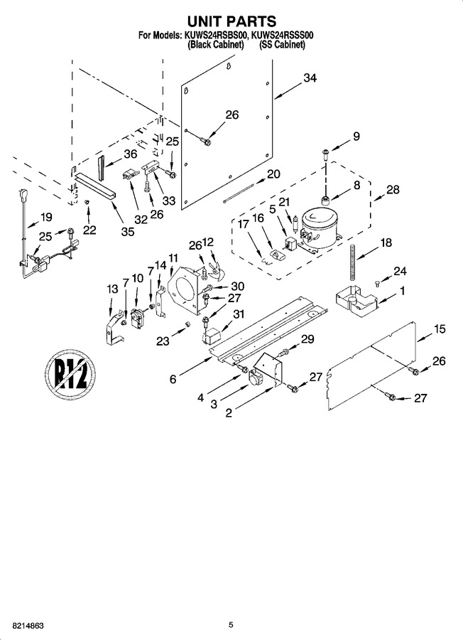 Diagram for KUWS24RSSS00