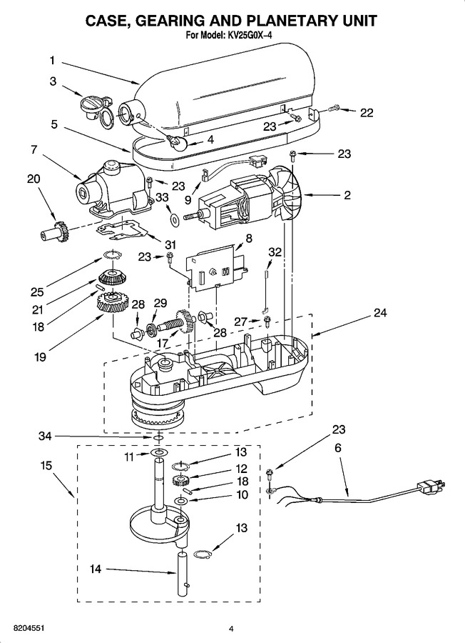 Diagram for KV25G0X-4