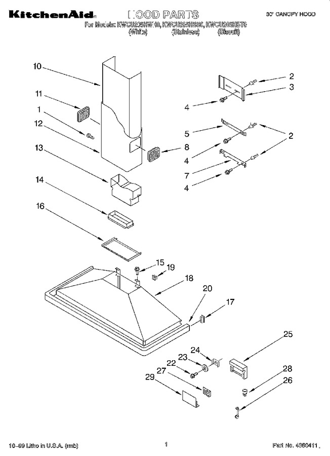 Diagram for KWCU205HBT0
