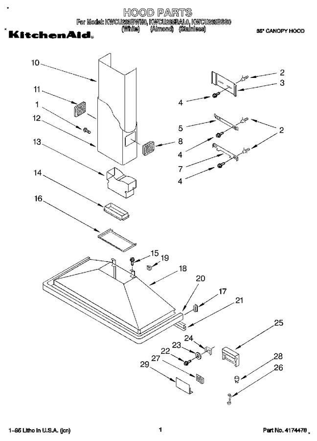 Diagram for KWCU265BAL0