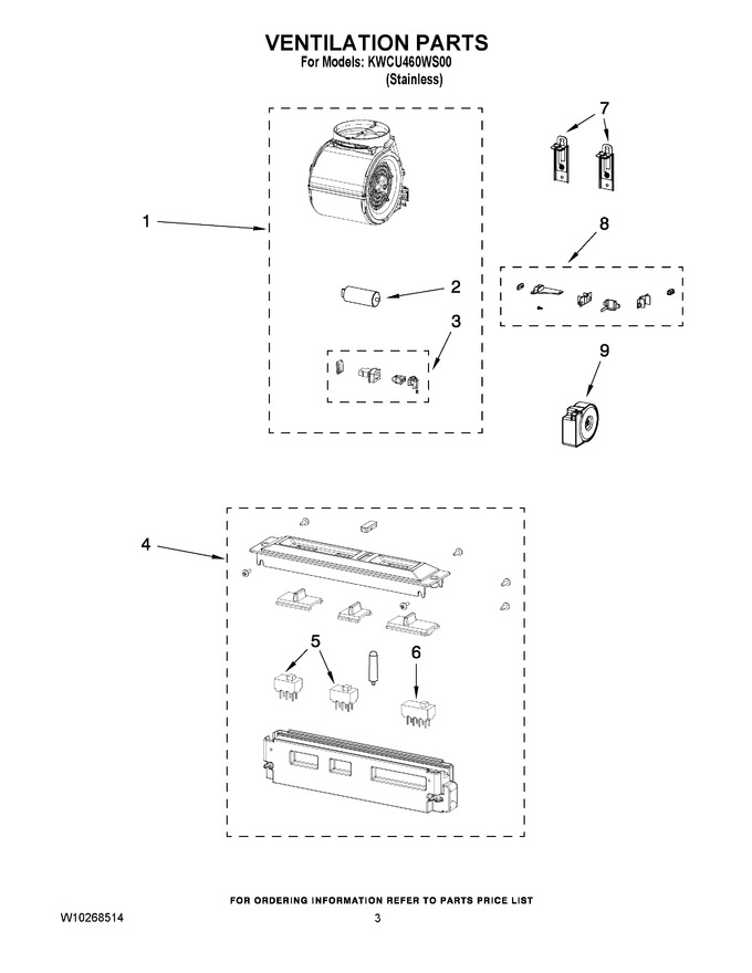 Diagram for KWCU460WS00
