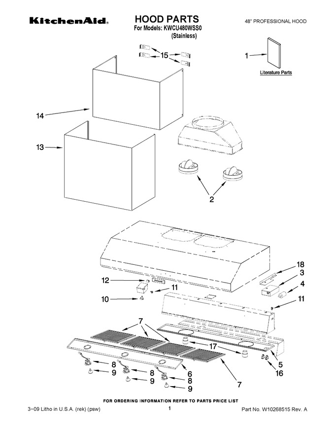Diagram for KWCU480WSS0