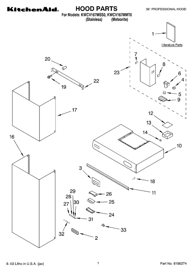 Diagram for KWCV167MMT0