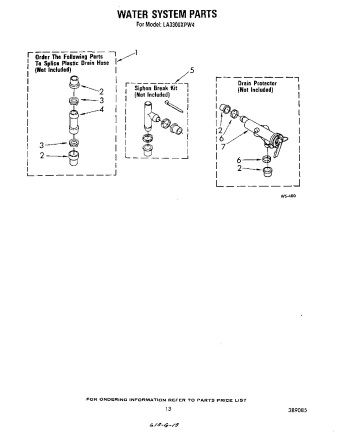 Diagram for LA3300XPW4