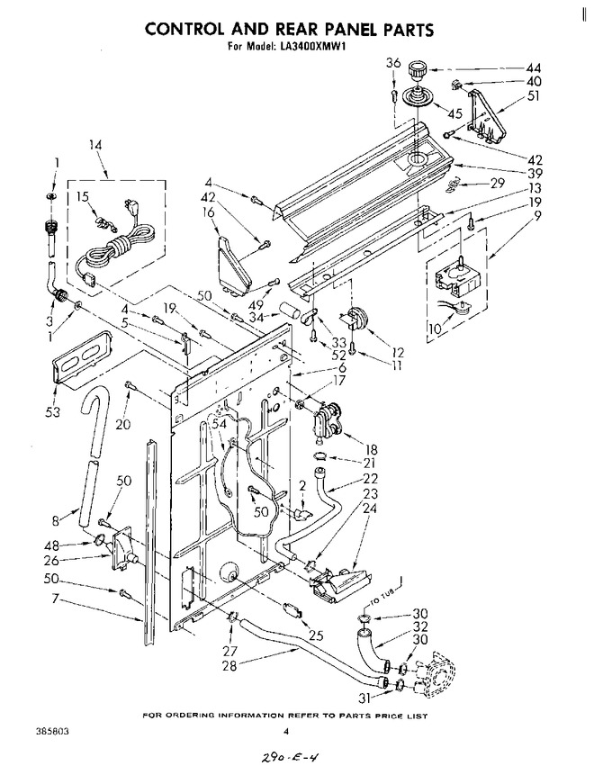 Diagram for LA3400XMW1