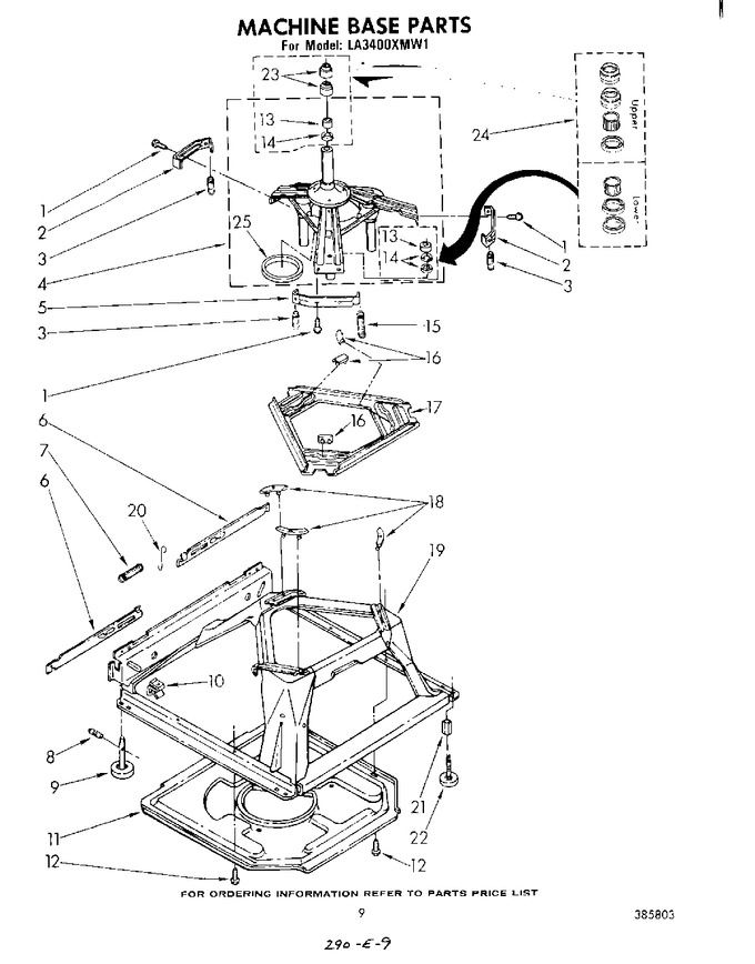 Diagram for LA3400XMW1