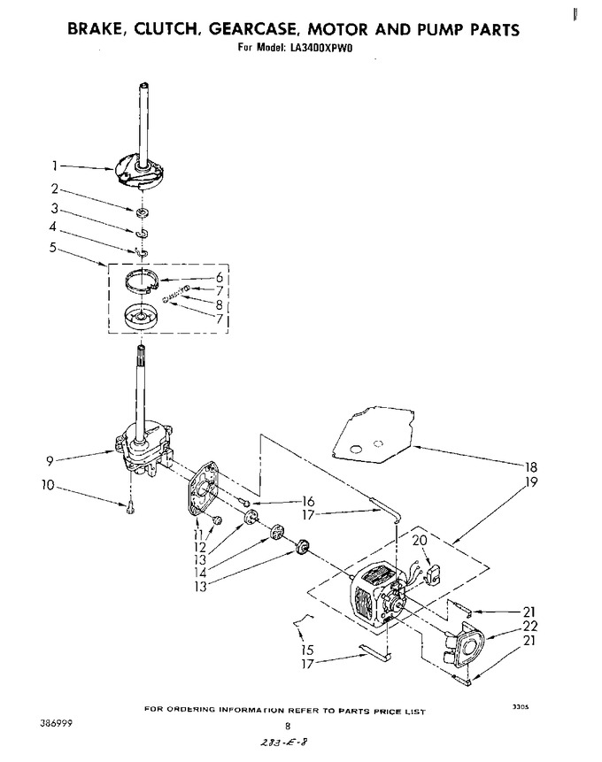 Diagram for LA3400XPW0