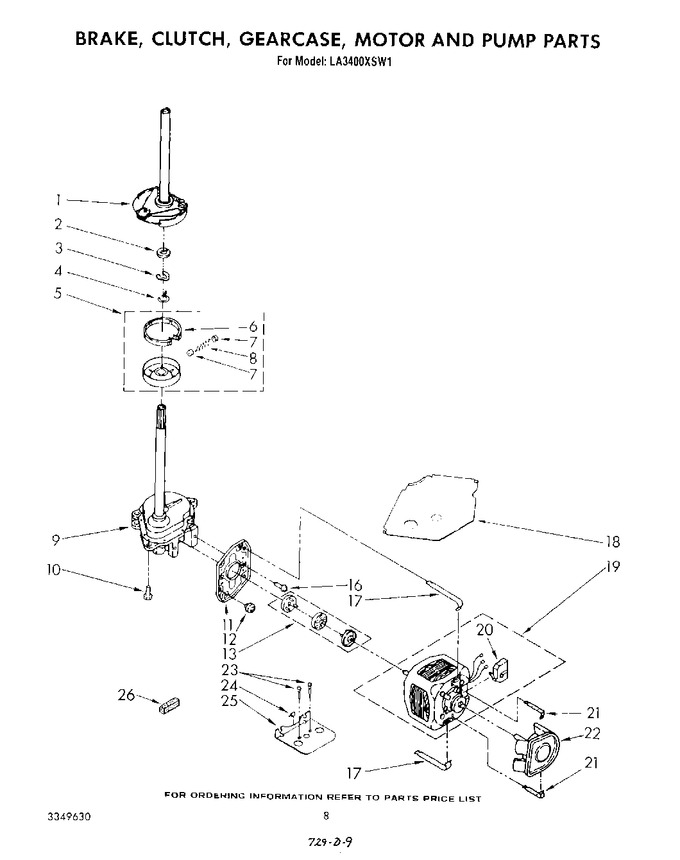 Diagram for LA3400XSW1