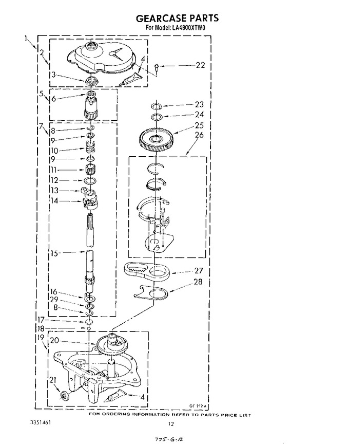 Diagram for LA4800XTW0