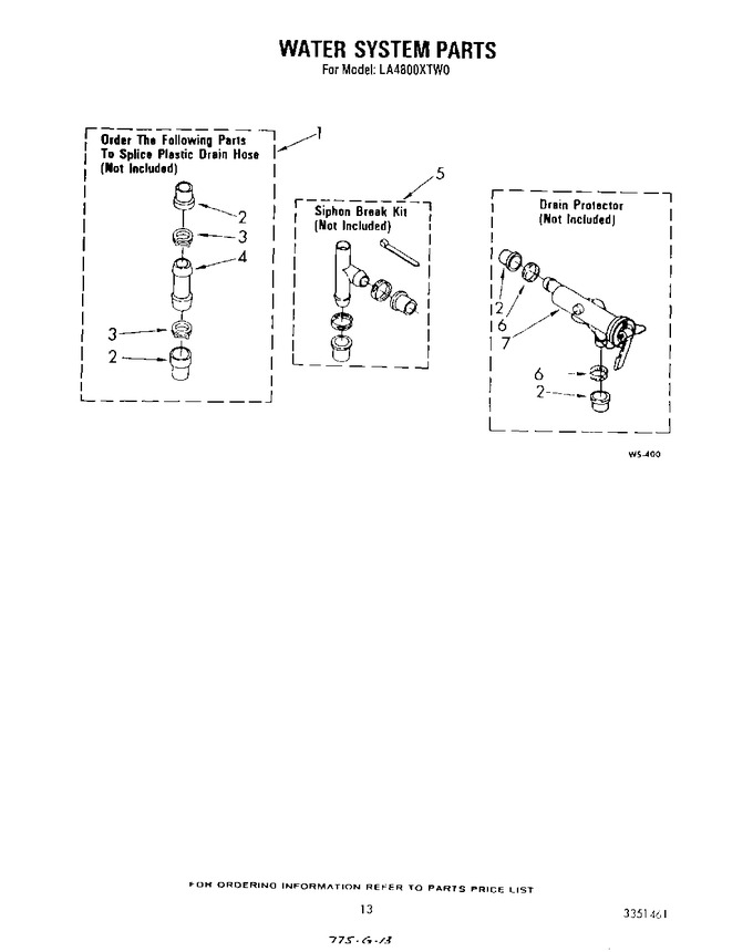 Diagram for LA4800XTW0