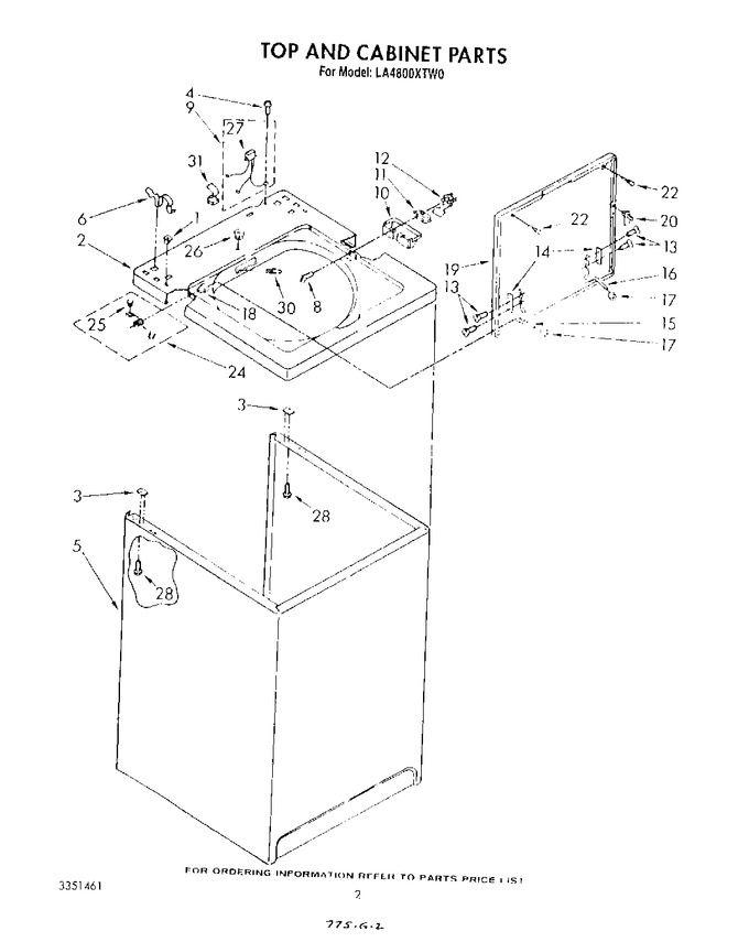 Diagram for LA4800XTW0
