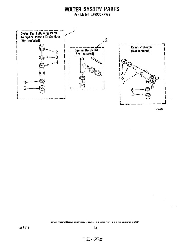 Diagram for LA5000XPW3