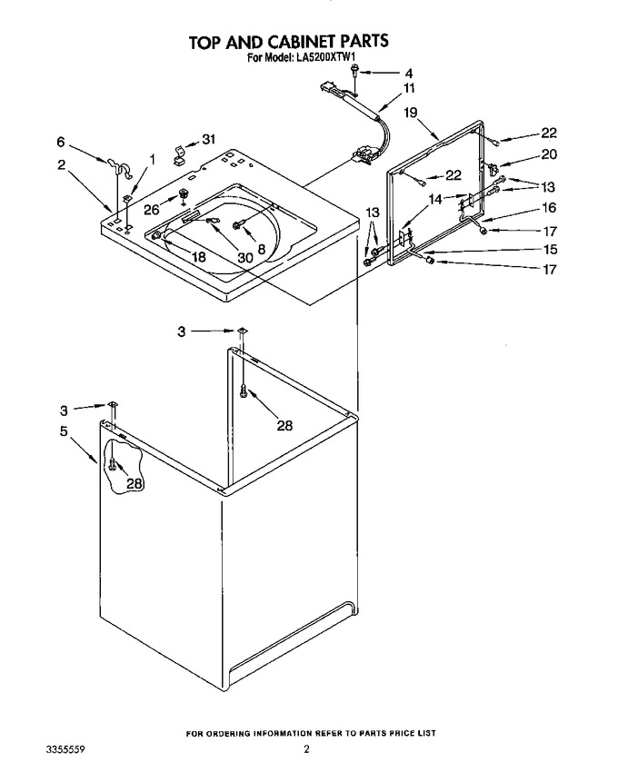 Diagram for LA5200XTM1