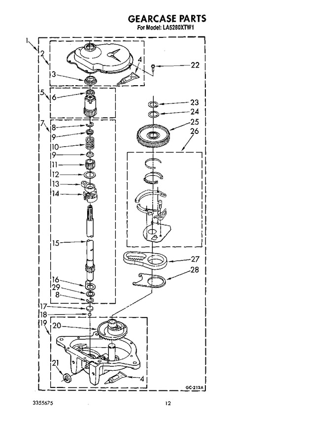 Diagram for LA5280XTF1