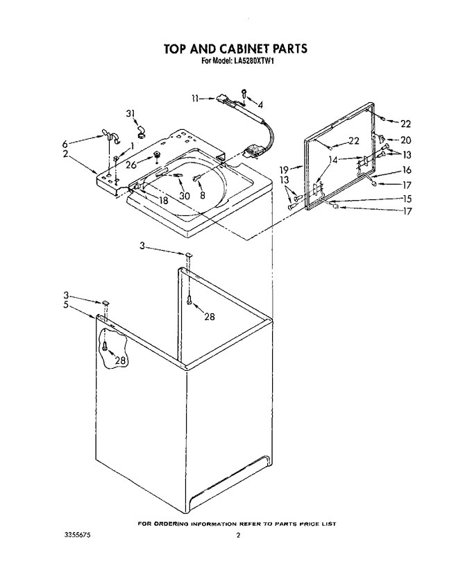 Diagram for LA5280XTW1
