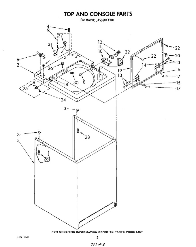 Diagram for LA5360XTF0
