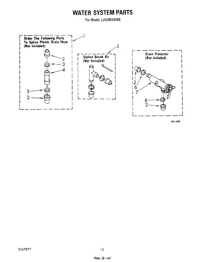 Diagram for LA5380XSW0