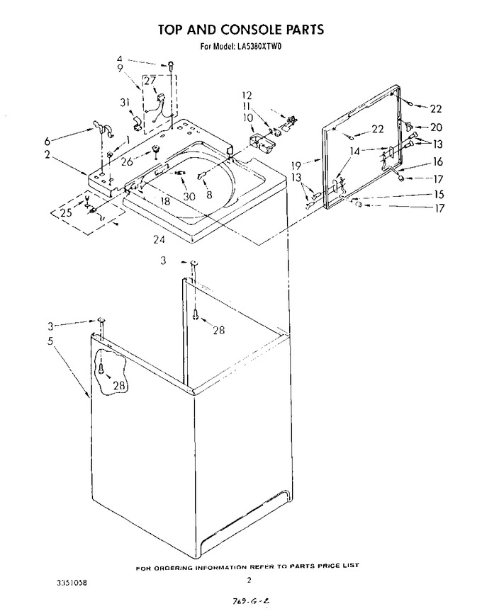Diagram for LA5380XTW0