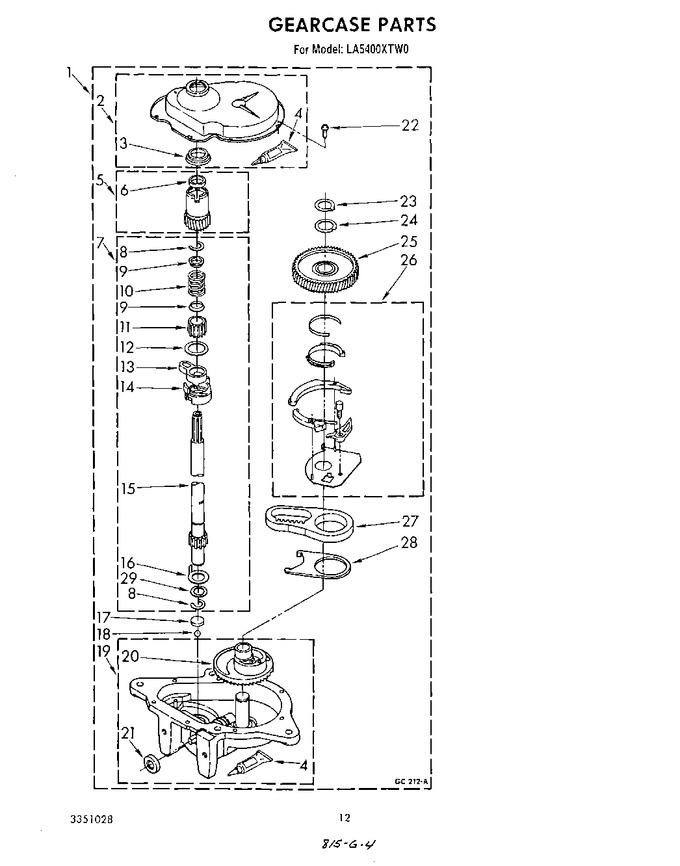 Diagram for LA5400XTF0