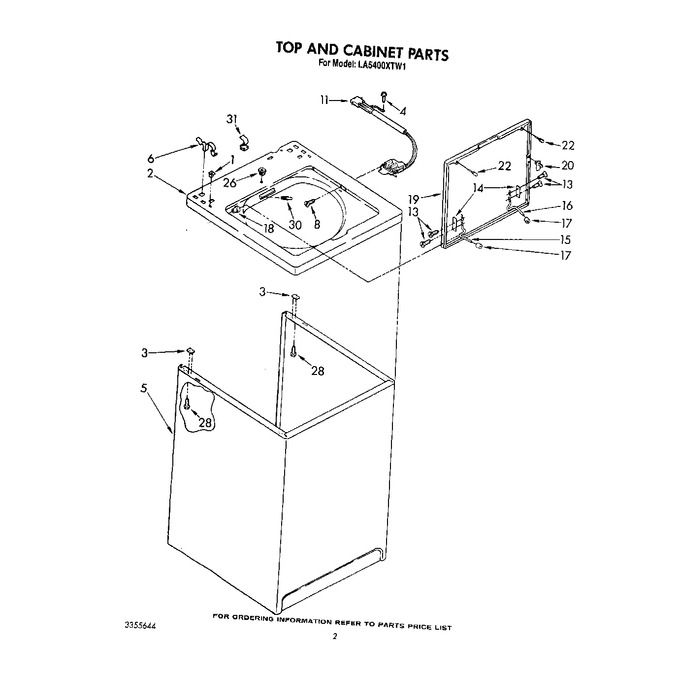 Diagram for LA5400XTW1