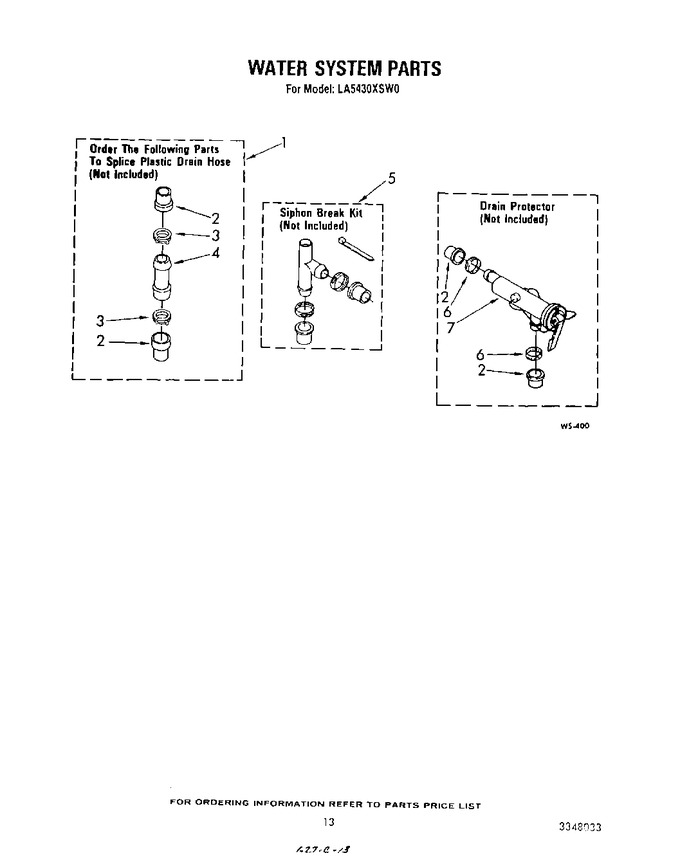 Diagram for LA5430XSW0