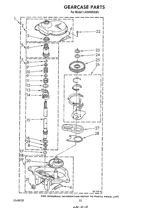 Diagram for LA5460XSW0