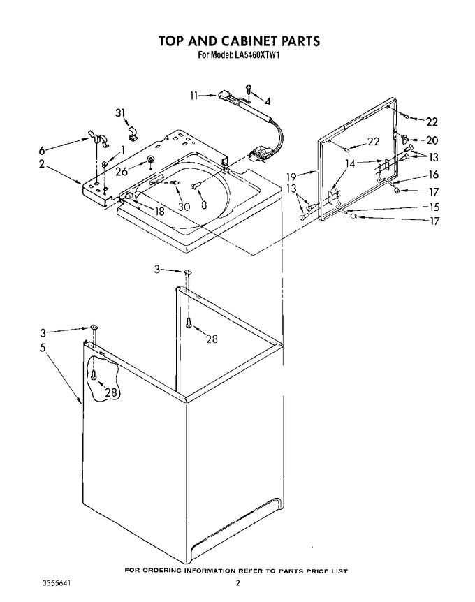 Diagram for LA5460XTN1