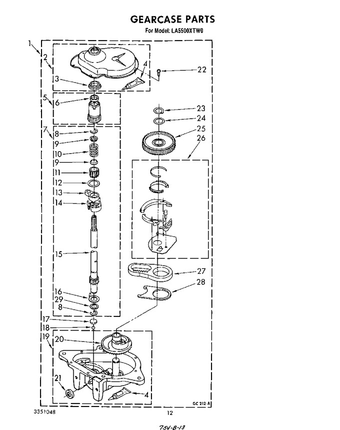 Diagram for LA5500XTF0