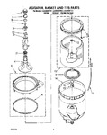 Diagram for 05 - Agitator, Basket And Tub