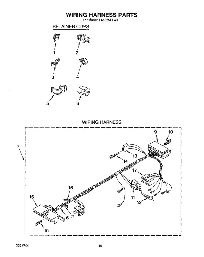 Diagram for LA5525XTW0