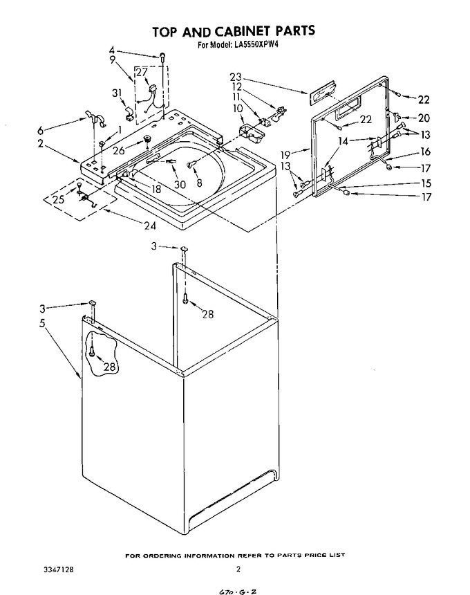 Diagram for LA5550XPW4