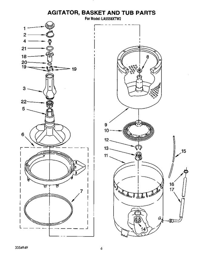 Diagram for LA5558XTW2