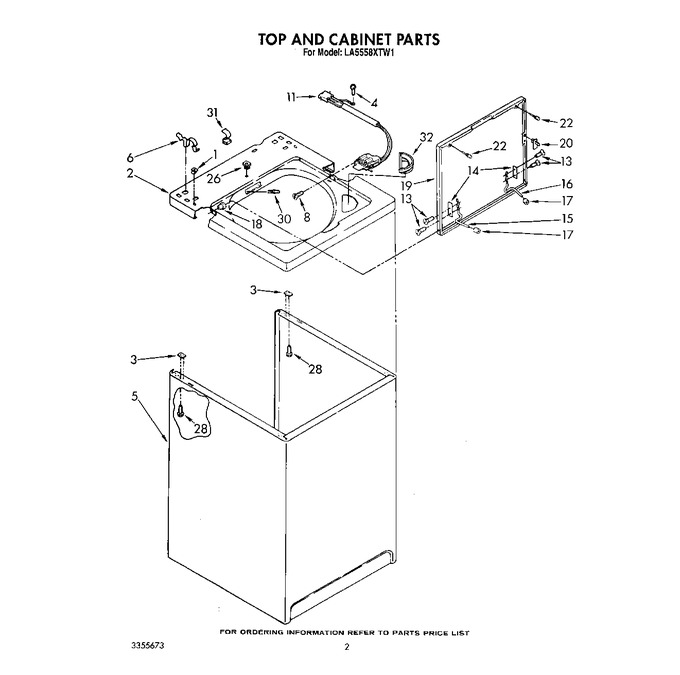 Diagram for LA5558XTW1