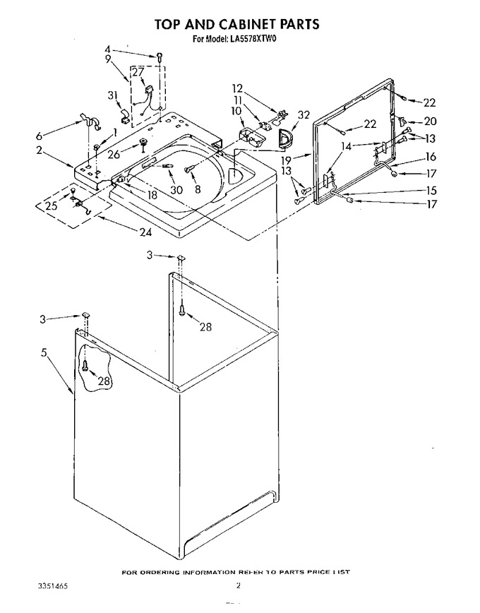 Diagram for LA5578XTW0