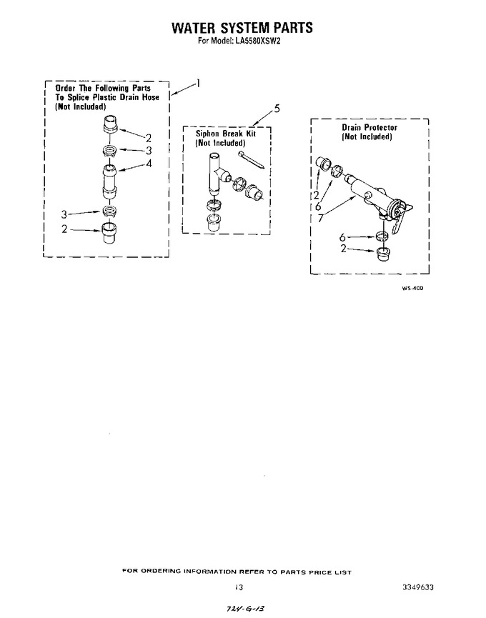 Diagram for LA5580XSW2