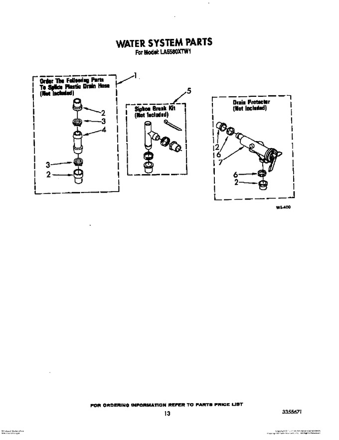 Diagram for LA5580XTM1