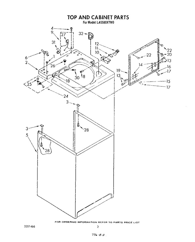 Diagram for LA5580XTG0